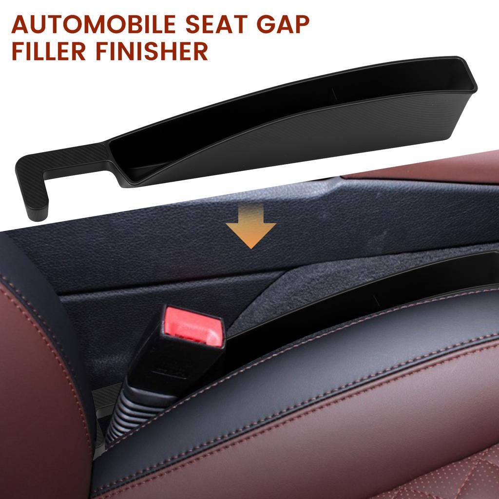 2PCS Car Seat Gap Filler Organizer Universal Car Side Seat Gap Filler with USB and Phone Holder Multifunctional Automotive Seat