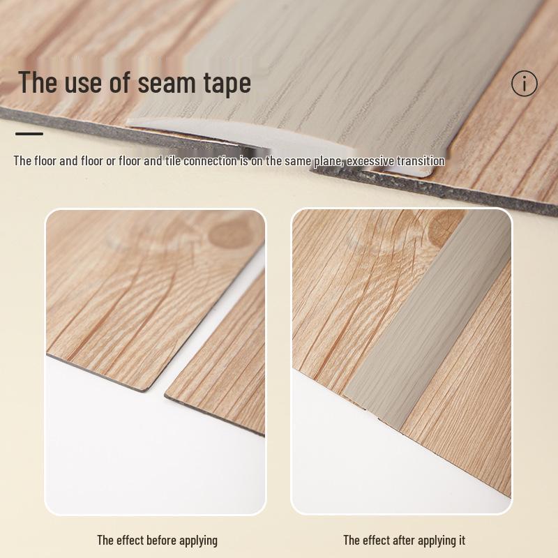 Self-Adhesive PVC Floor Edge Strip for Wood Thresholds