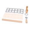   Ravioli Maker Multifunctional Safe 12 Holes Ravioli Stamp Maker Cutter for Cooking
