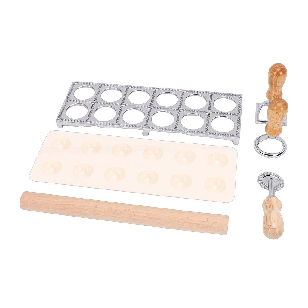   Ravioli Maker Multifunctional Safe 12 Holes Ravioli Stamp Maker Cutter for Cooking