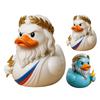Zeus Duck Ornament Resin Duck Figurine Mythology Inspired Zeus Duck Figurine Resin Statue Sculpture for Home Office Bookshelf