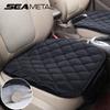 Seametal Car Seat Cover Cushion Anti-Slip Front Chair Breathable Pad Universal Car Interior Protector Seat Covers Black Grey