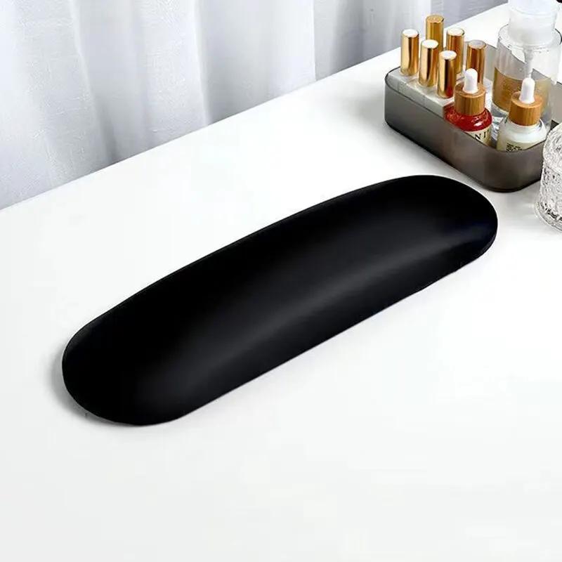 Einfaches Nagelhandkissen-Set, professionelles Werkzeug, Nagelstudio, Leder, Antifouling, einfarbig, rutschfest, verschleißfest, weiche Handpolster