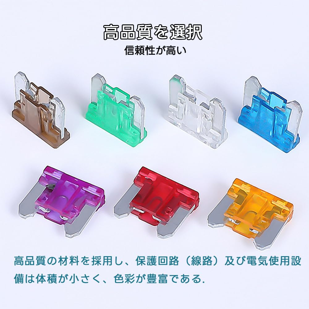 ZJYCLY Fuse Set, Low Profile Fuse, Car Fuse, Flat Type,