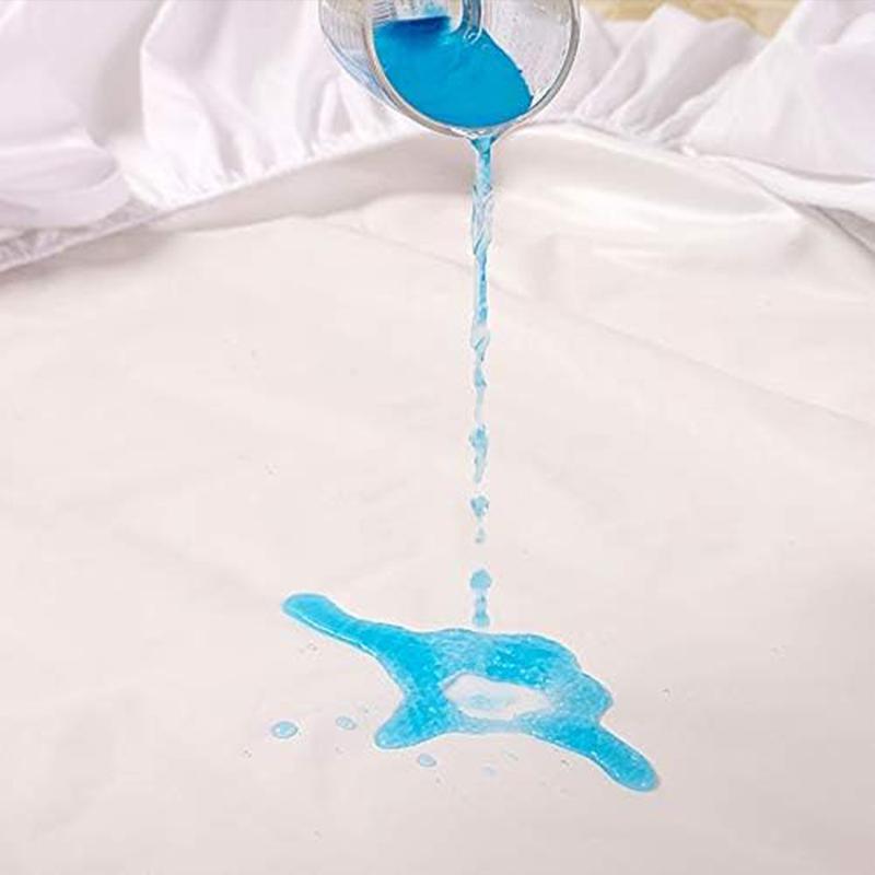 White Waterproof Bed Sheet, Dust-proof and Urine Proof Bed Sheet, Comfortable and Skin Friendly