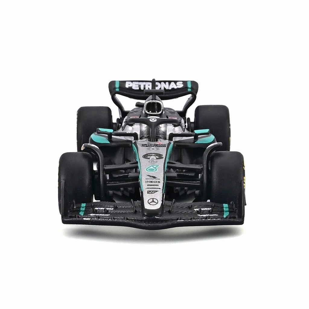 Kyosho BURAGO Petronas F1 Team Team W16 2025 Australian GP Russell Clear Not Included Finished Model BUR58008R 1/64 Mercedes-AMG No.63 G. Case/Driver