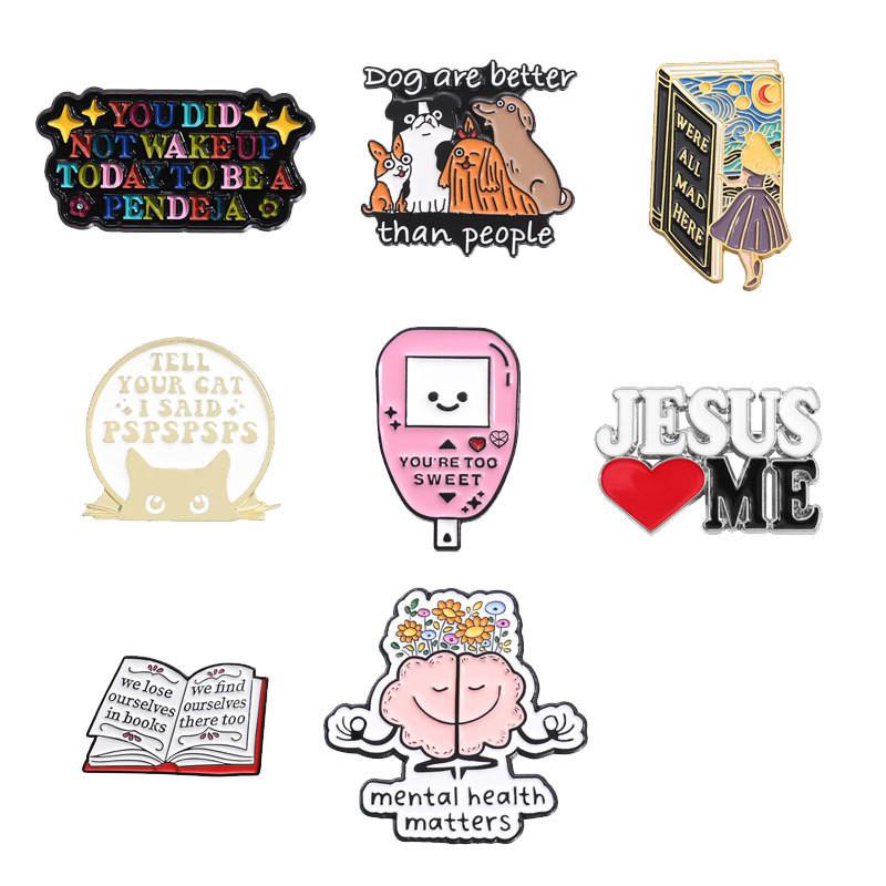 Alloy Cartoon Unique Brooch With Eyecatching Colors For Style Personalized