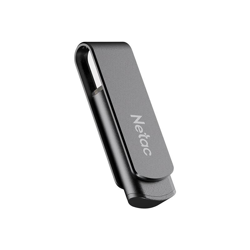 Netac G726 128GB USB 3.2 Rotating Metal Flash Drive