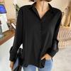 Unisex Korean Style Long Sleeve Solid Color Shirt – Lightweight and Fashionable for Spring & Autumn