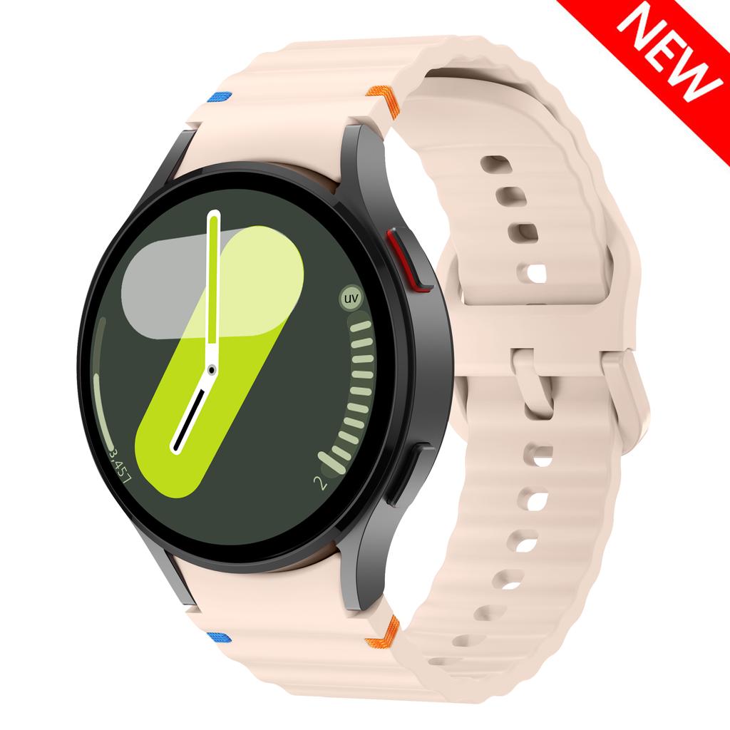 20mm řemínek na hodinky Pro Samsung Galaxy Watch 7/5/6 44mm 40mm Silikonový náramek Galaxy Watch 4 classic/5 pro 47mm 43mm 46 45mm pásek