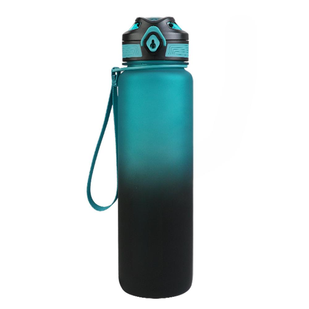 New Gradient Space Cup Outdoor Sports Kettle Bouncing TRITAN Frosted Plastic Cups with High Value.
