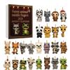 Advent Calendar Contains 24 Gifts, Cute Figures Doll Advent Calendar, Countdown Calendar With Surprise Toys, Collectible Figures Gift For Kids