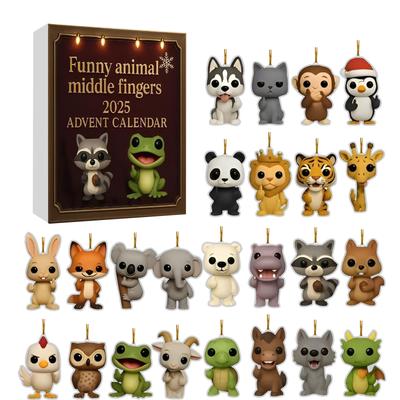Advent Calendar Contains 24 Gifts, Cute Figures Doll Advent Calendar, Countdown Calendar With Surprise Toys, Collectible Figures Gift For Kids