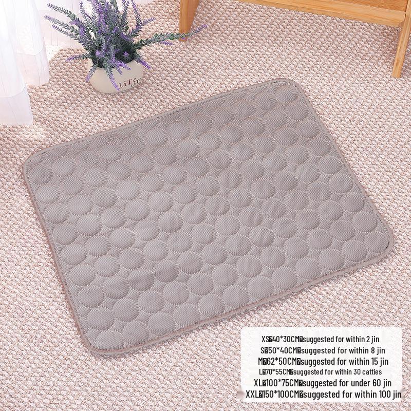 

Популярный охлаждающий коврик для дивана для питомцев: Летняя напольная подушка из ледяного шелка для кошек и собак XL (100*75cm) for up to 60 lbs