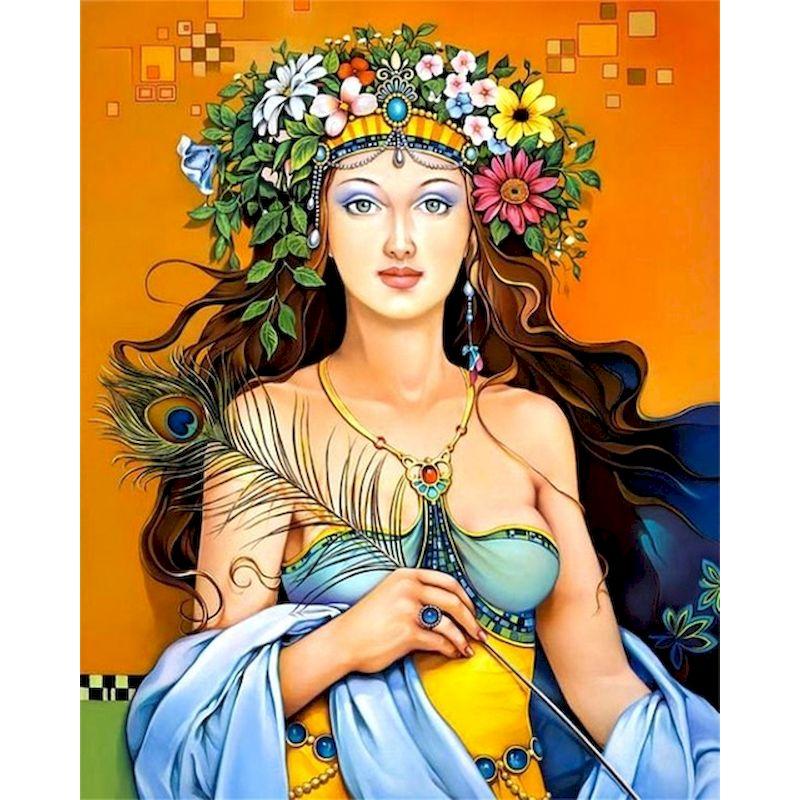 5D DIY Diamond Painting Women Kits Cross Stitch Diamond Embroidery Rhinestone Art Home Decoration Adults Picture Kits