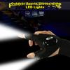LED Lighted Fishing Gloves, Waterproof Finger Flashlight Gloves for Night Fishing Repair Emergency Use