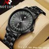 Men'S Stainless Steel Watch Casual Simple Men'S Quartz Watch