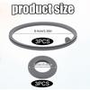 6pcs Lid Gasket Replacement for Blender Bottle Strada Flip Shaker Cup Water Bottle Accessories Parts, 2 Sizes Silicone Seal Ring for Blenderbottle