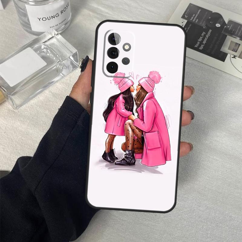 Baby Mom Daughter Girl Son Dad Case For Samsung Galaxy A53 A33 A23 A13 A14 A24 A34 A54 A52 A32 A22 A12 A51 A71 A21S Cover