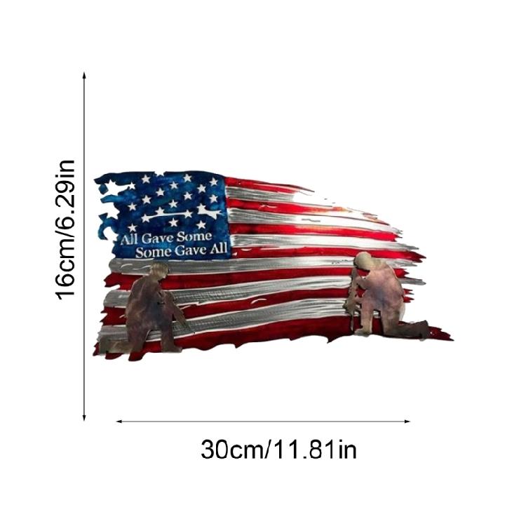 USA American Flags Metal Sign Wall Decorations Man US