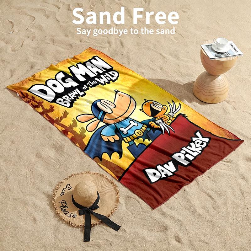 Dog Man Beach towels also serve as bath towels summer essential a musthave for the outdoors the beach and the pool
