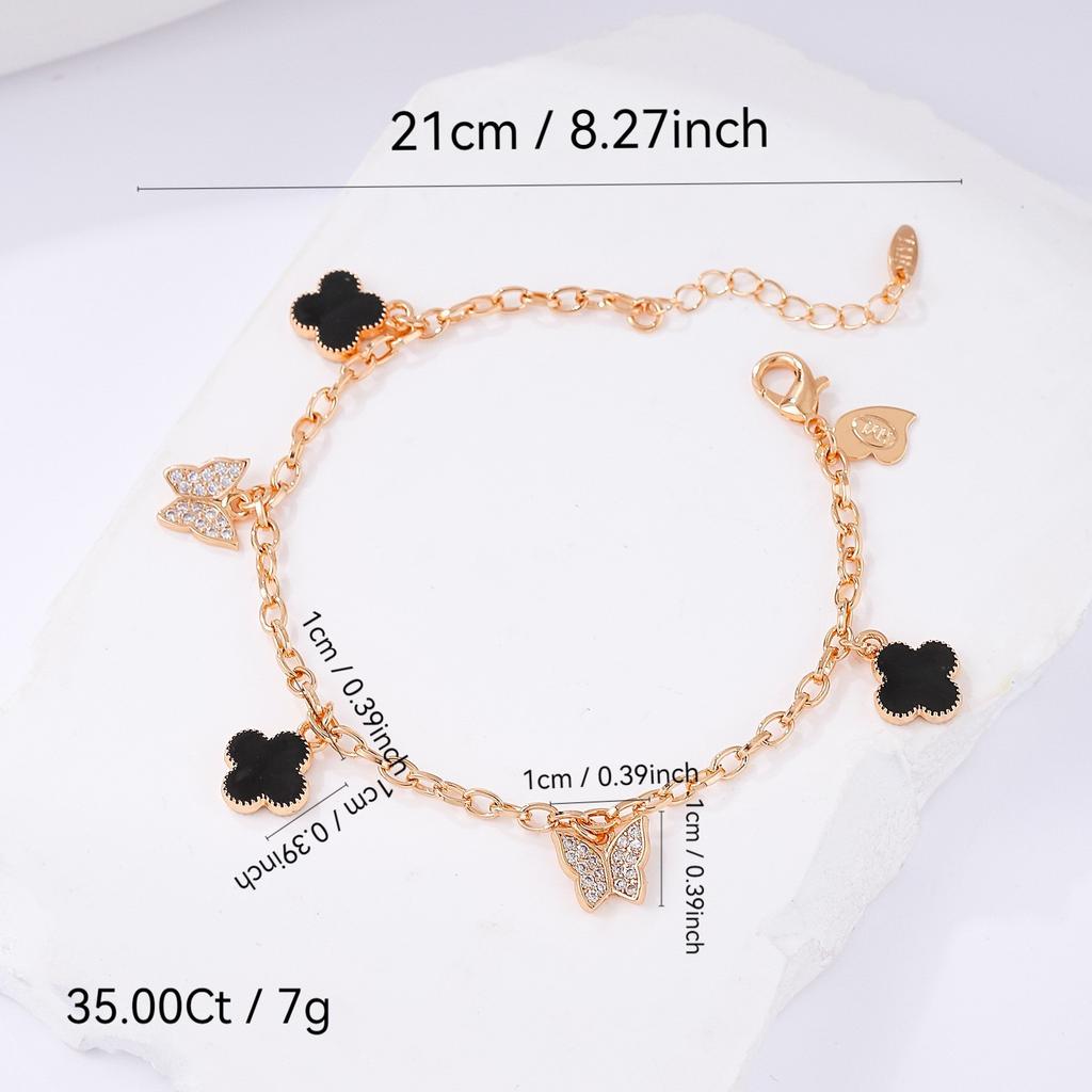Fashionable Four-leaf Clover Bracelet for Women Stylish Versatile and Sophisticated