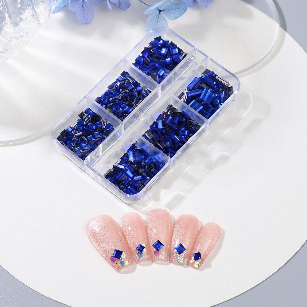 3D Luxury Nail Gems Diamond Crystal Nail Charms Parts Hot Nail Rhinestone Nail Art Decoration