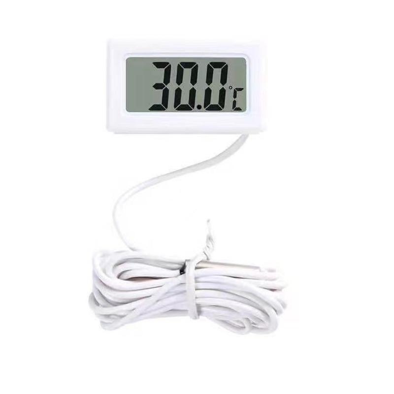 LCD Display Thermometers Digital Temperature Monitor with Probe Temperature Measuring Meter for Fridge Aquarium Freezer