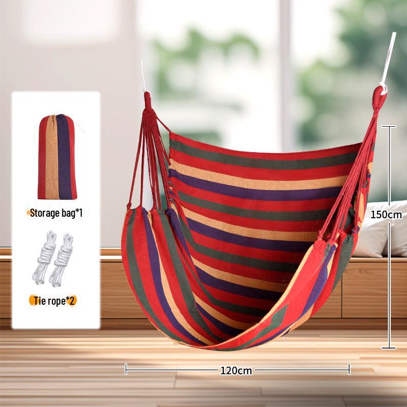 TEMU Dormitory Hammock: Indoor/Outdoor Thickened Hanging Chair & Swing Basket.