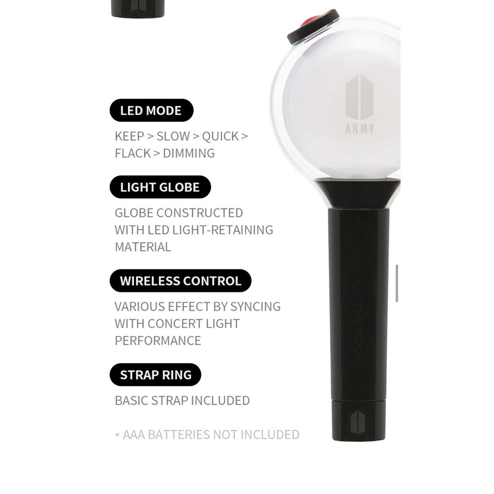 BTS Official Lightstick Ver.4 Official Light Stick MAP OF THE SOUL SPECIAL EDITION ARMY BOMB