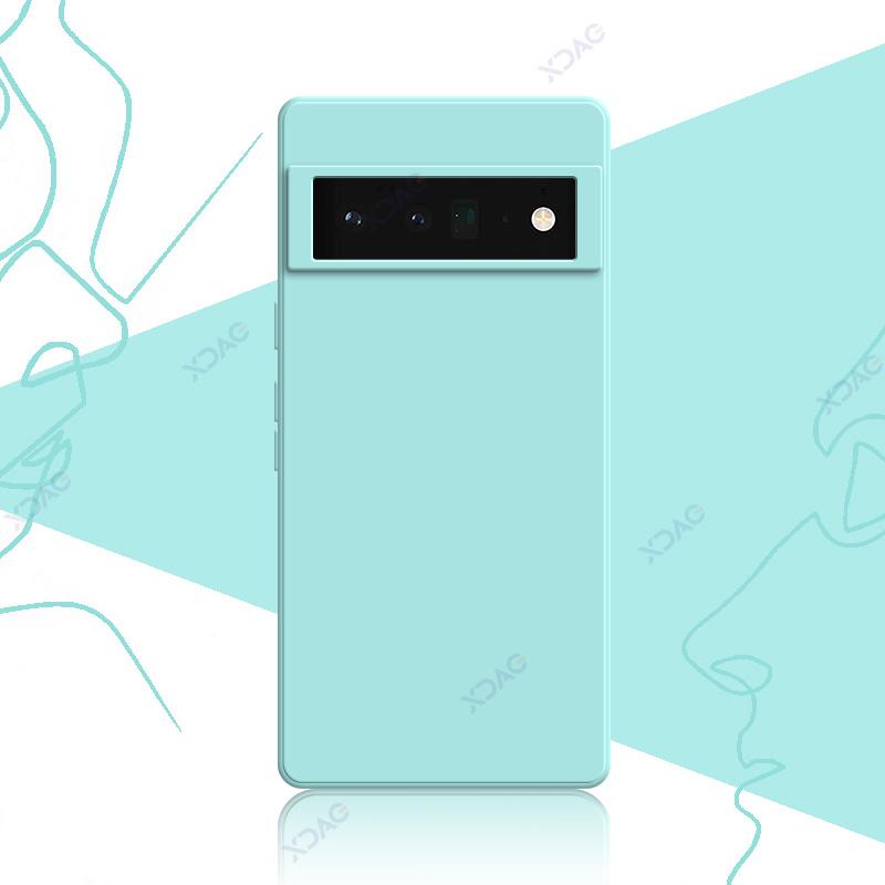 Luxury Square Liquid Silicone Case for Google Pixel 6 Pro 6A Pixel6 A 5G 360 Soft Phone Cover Anti Fall Bag Coque Armor