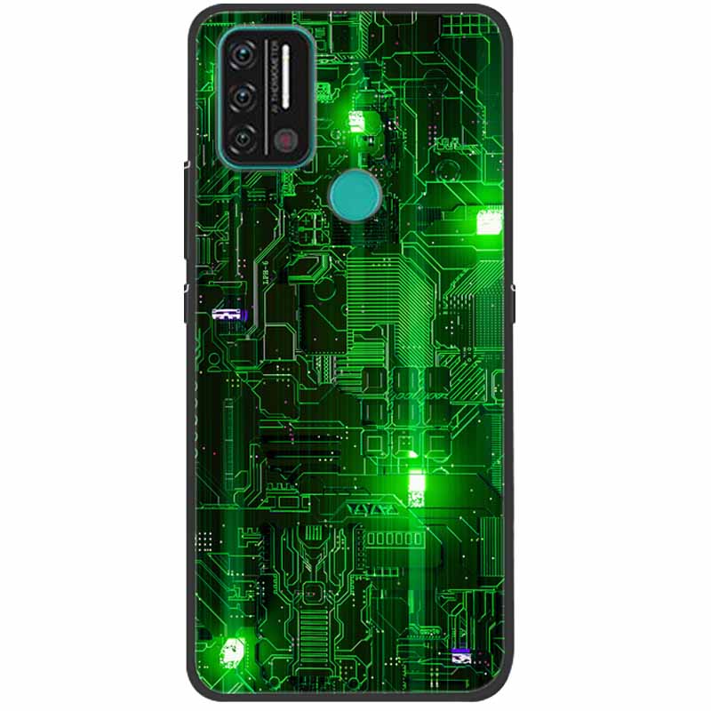 Weiche bedruckte Hülle für Umidigi A9 Pro Hülle Silikon Schutzhülle Schwarze Hüllen für Umidigi A7 Pro Niedliche Katze A9Pro A 9 A7Pro