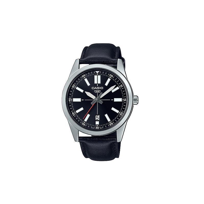 

Casio CASIOSTANDARD Series Men s Pointer Display Watch Series Classic Casual Date Display General Timing Status Quartz Movement Leather MTP-VD02L-1E чёрный