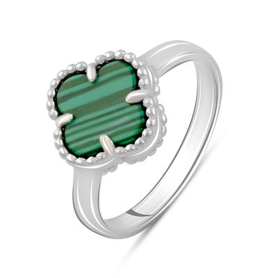 Silverring med malakit (2099079)
