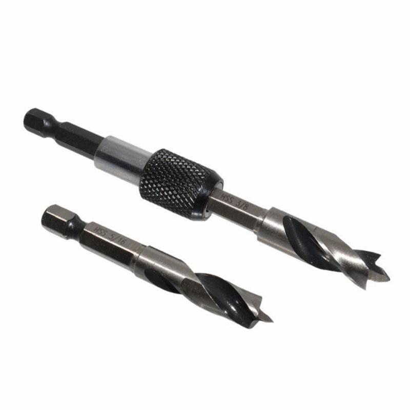 Quick Change Adapter Hex Shank Drill Bits For DIY Projects Drill Press Compatible Engraved Label High-Speed Steel