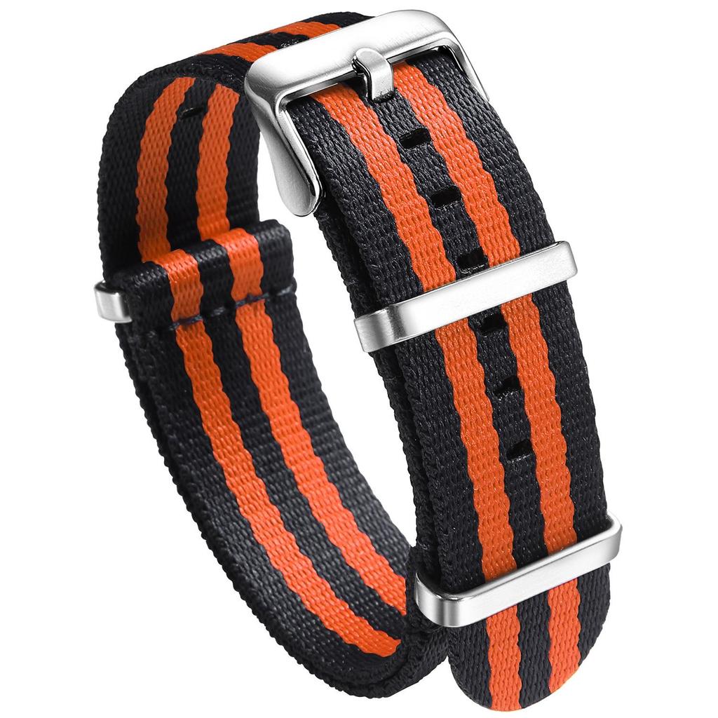 Timeless Twill Nylon Multi-color Strap - Waterproof, Lightweight & Durable 20mm/22mm Universal Fit