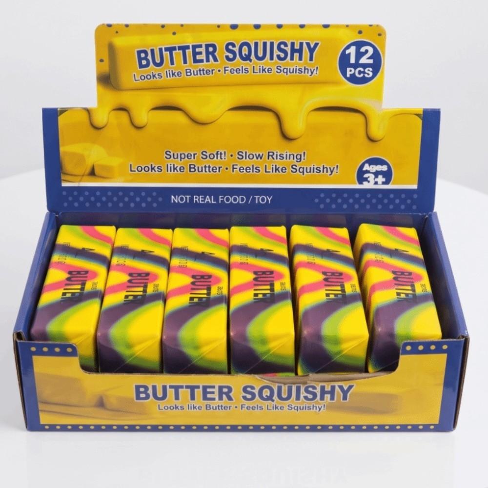 Soft Butter Stick Fidget Toy Slow Rebound Cheese Stick Squishy Toy Butter Stick Squishy Toy Adult