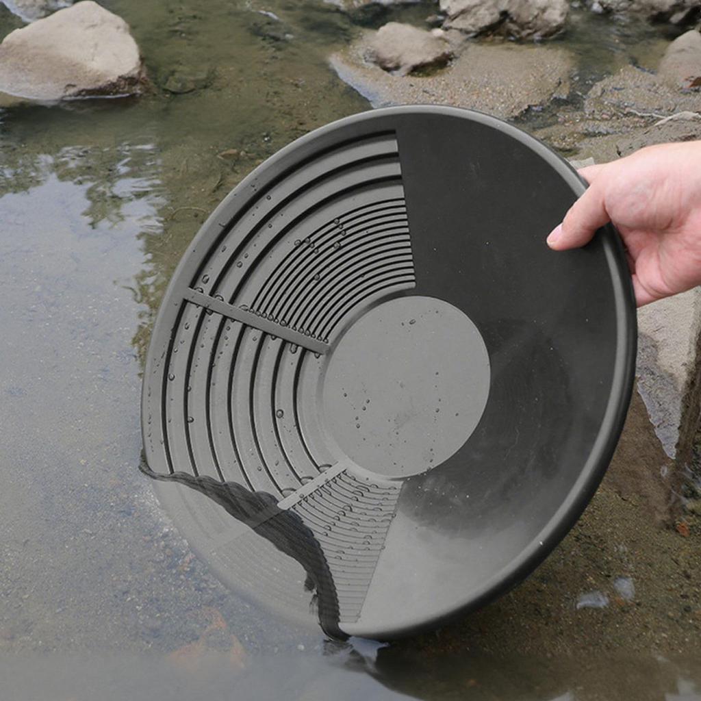 Hot Sale Plastic Gold Pan Basin Gold Mining Pan Ergonomic Gold Panning Tool Gold Pan Mining Tool Gold Panning Equipment