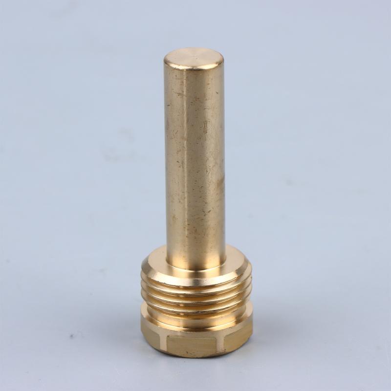 56mm Brass Protection Tube with Embedded Copper Bushing for Advanced Temperature Sensor Retrofit Projects