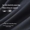 Hodo Men's Fleece-Lined Straight-Fit Casual Trousers