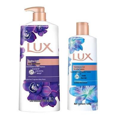 Shower Gel Bundle: Shining Ice Cool (400g) + Mysterious Lotus (720g)