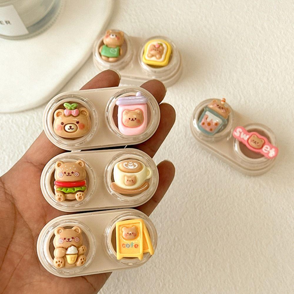 Mini Contact Lens Storage Box Animal Lens Nursing Tool Fashion Contact Lens Case