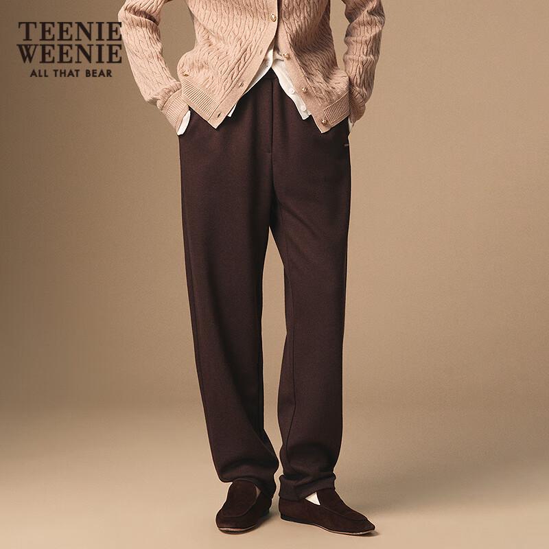 Teenie Weenie Women's Bear Logo Simple Winter Sweatpants