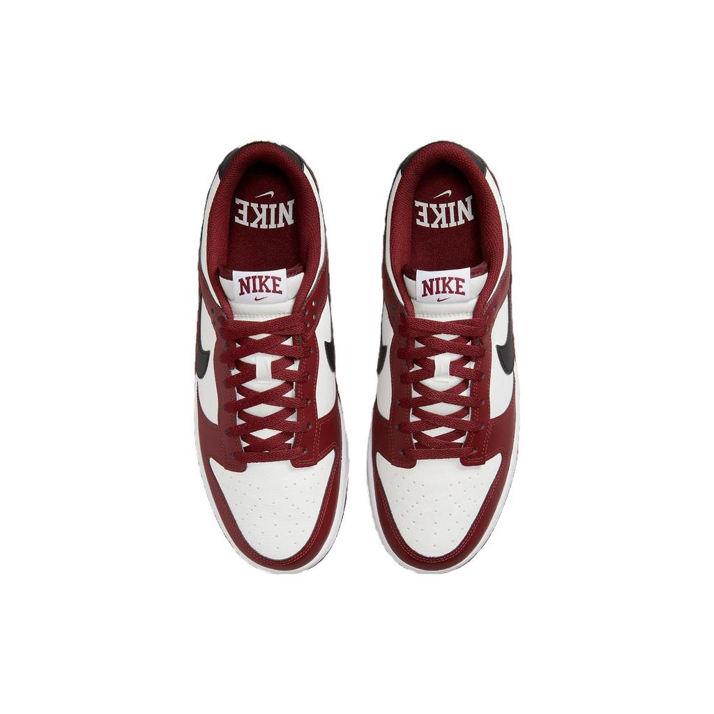 Nike Dunk Low Rosso Scuro Team Nero Scarpe da Ginnastica da Uomo Bianco Summit Bianco Team FZ4616-600