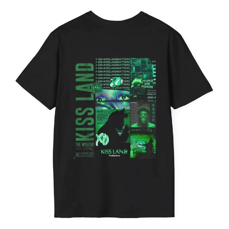 Camiseta Kissland - Camiseta The Weeknd - Camiseta Xo S