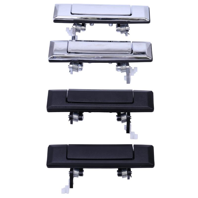 Vehicle Exterior Door Handle Repair Part 69220-90K00 69210-90K00 with ABS Construction, Pull-Style Form and Visible Spring-Linked Rear Hardware