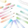 12 Colors Chisel Tip Markers Soft Gradient Light Colors Eye-Protection Markers for Art Drawing And School Supplies