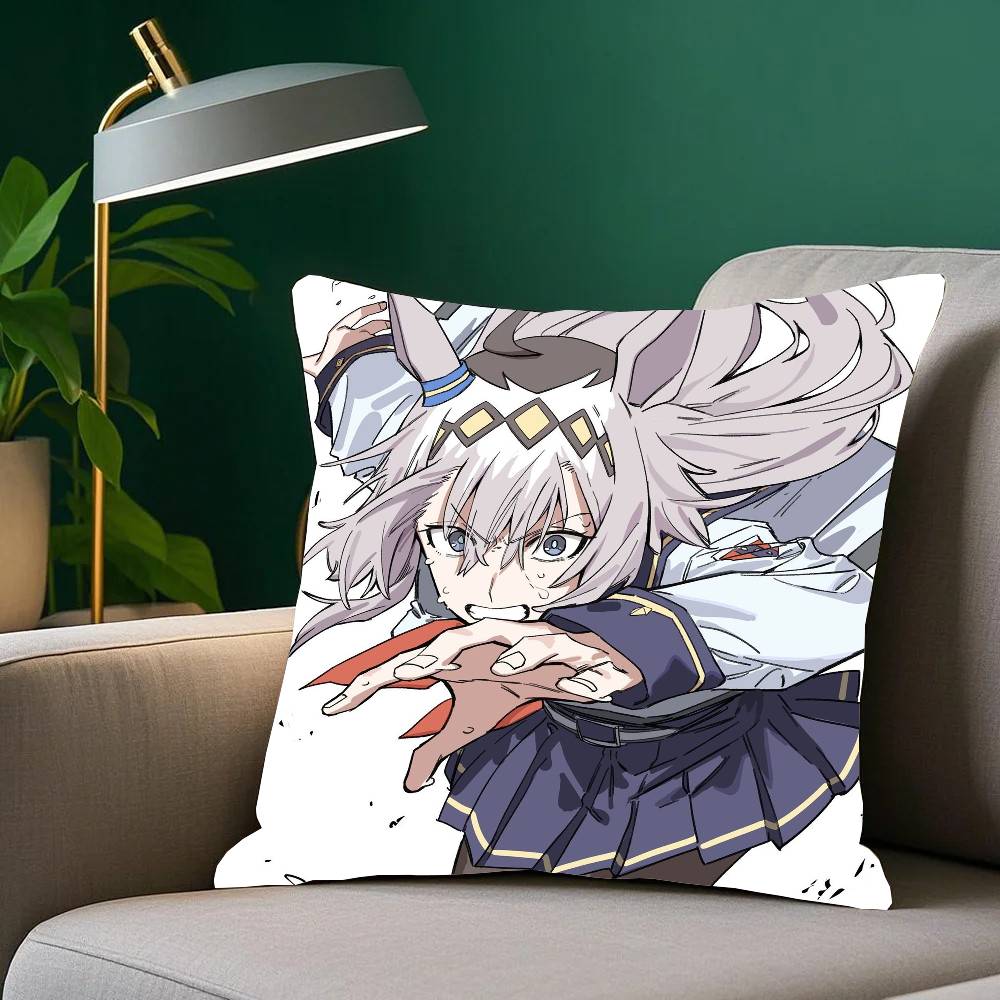 Cartoon Anime O-Oguri Cap Pillow Case Home Decor Throw For Sofa Bed Car Room Decor Gift Idea