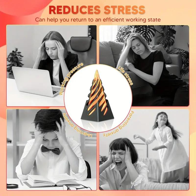 3D Printed Spiral Decompression Toy, Quick Acting Fingertip Decompressor Series