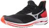 Wave Rider NEO Running Shoes for Black X 2E Men, Red, 25.0 Cm,